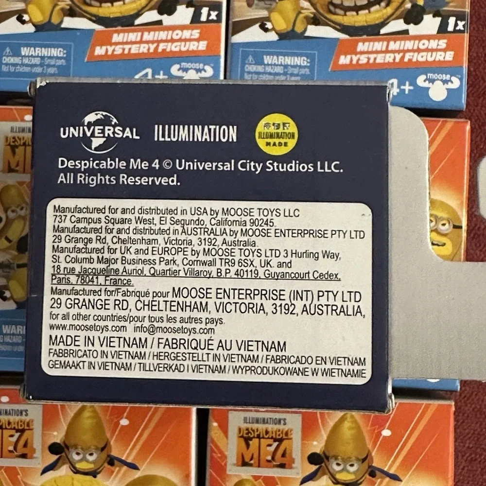 Lot 8 - Despicable Me 4 Minions Mini Mystery Series 1 Figures Sealed
